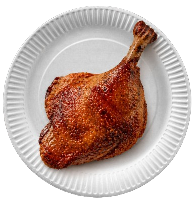 Pulpă de rață confiată